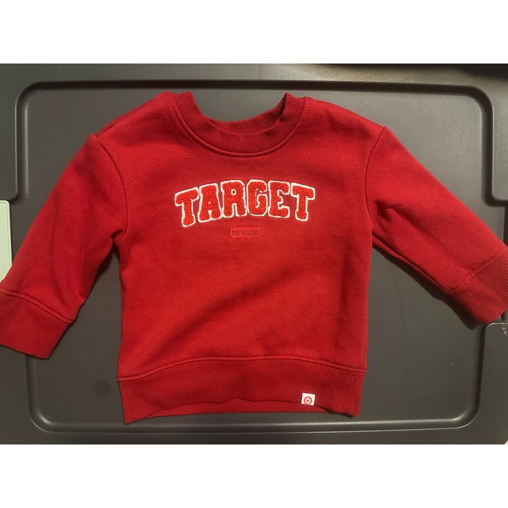 Target Wondershop 12M Red Pullover Sweatshirt Infant Toddler